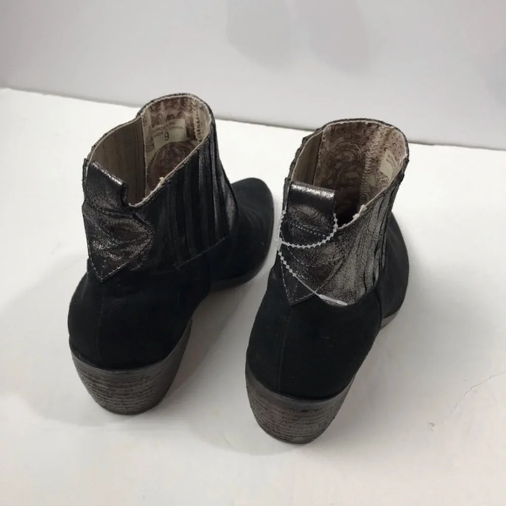 Band of Gypsies Borderline Ankle Boots bootie size 9 , black